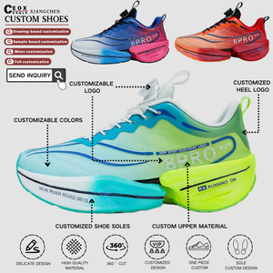 Chaussures de course pour hommes et femmes, chaussures de sport, logo personnalisé, légères, pour marathon en plein air, chaussures de course pour hommes, personnalisables - Product Image 2