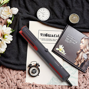 เครื่องหนีบผมไร้สายแบบพกพา รุ่นใหม่<span class=keywords><strong>ป</strong></span>ี 2025 2-in-1 พร้อมฟังก์ชั่นเป่าลมตรงและม้วนผม หน้าจอ LED ใช้พลังงานจากแบตเตอรี่ - Product Image 3