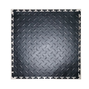 PVC Anti-Slip Click Interlocking Floor Mats for Workshop and Repair Shop Durable Indoor Vinyl Flooring - Product Image 1