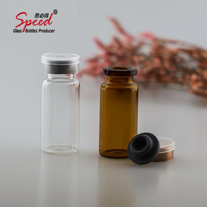 Медицинская Упаковочная бутылка, бутылка для лекарств и таблеток, матовая стеклянная бутылка с широким горлом и белой пластиковой крышкой - Product Image 2