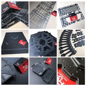 RJX CFRP 铣削数控加工 3K 碳纤维板 定制切割碳纤维零件 - Product Image 5