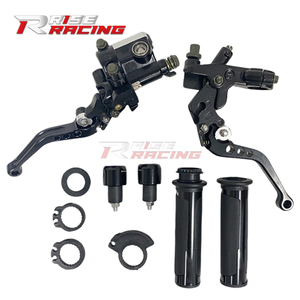 Maneta <span class=keywords><strong>de</strong></span> freno y embrague CNC Rise Racing para motocicleta, cilindro maestro <span class=keywords><strong>de</strong></span> freno izquierdo y derecho para <span class=keywords><strong>Yamaha</strong></span> Honda Kawasaki Suzuki Haojue - Product Image 4