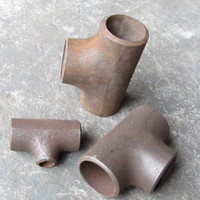 Té égal en acier au carbone forgé SCH40 SCH80 STD avec raccord à souder pour pipeline