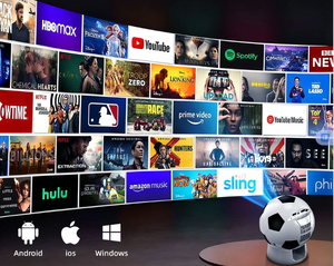 Nouveau projecteur de football portable <span class=keywords><strong>F20</strong></span> HD LED avec mise au point électrique, WiFi, Android 13, 4K PTZ, 2 Go de RAM, 3D, home cinéma - Product Image 6