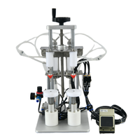 Machine de remplissage sous vide pour parfums, pour bouteilles de 1 à 100 ml, à une seule buse, pneumatique, haute précision, anti-fuite, volume de remplissage réglable