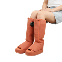 Masseur de pieds et de jambes rechargeable avec vibration, chaleur et pression d'air - Marchez et détendez-vous n'importe où