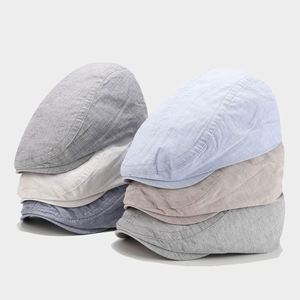 Spring Summer Thin Breathable Checkered Berets <b>Hat</b> Literary Fashion Wholesale Ivy <b>Hat</b> - Product Image 1