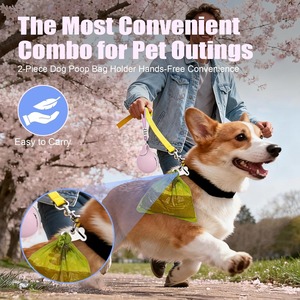 Bouteille d'eau portable 2 en 1 pour chien, anti-fuite et compacte - Bouteille en acier inoxydable et bol en silicone pour chiens - Product Image 5