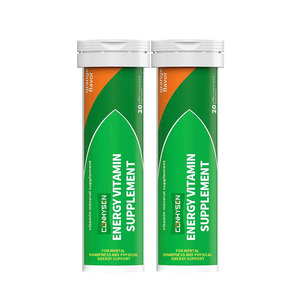 Supplément de vitamines OEM 1000 <span class=keywords><strong>mg</strong></span> <span class=keywords><strong>Vitamine</strong></span> C Saveur d'orange Comprimés effervescents Netteté mentale et soutien énergétique physique - Product Image 1