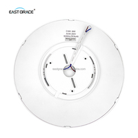 Plafonnier LED fin 18W-48W avec télécommande et application intelligente, étanche IP54, 3000K-6000K, tricolore, pour la maison et le bureau
