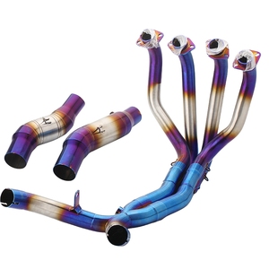 Titanium Alloy Front Section for Z1000 Exhaust System Upgrade <b>Motorcycle</b> Muffler <b>Motorcycle</b> Exhaust Muffler Exhaust - Product Image 4