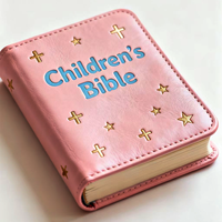 Livre d'histoires bibliques catholiques pour enfants, imprimé sur mesure, écologique, journal d'étude biblique chrétienne, reliure parfaite, papier cartonné