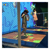 Trampoline éducatif interactif pour enfants, intérieur/extérieur, projecteur, plus de 30 jeux, 500 kg, garantie 1 an