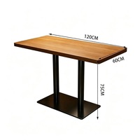 Ensemble de sièges de restaurant incurvés sur mesure, table et chaises de café commerciales, mobilier de salle à manger