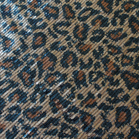 Peut être personnalisé 3 mm paillettes imprimé léopard impression numérique perle broderie tissu paillettes impression numérique
