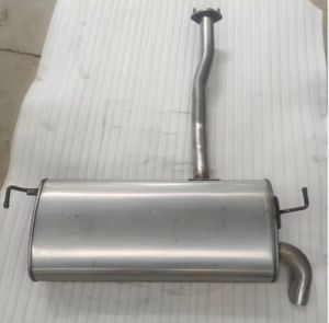 Suministro directo de fábrica, precio barato, piezas de sistema de escape automático de alto flujo, silenciador de escape de acero inoxidable 409 para Hyundai Ix35 - Product Image 1