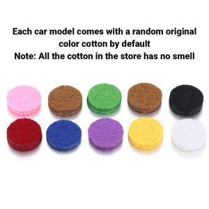 Flower 30mm Alloy Magnet Perfume Clip Metal <b>Car</b> Air Fresheners Vent Clip <b>Diffuser</b> Air Conditioner 10pcs Pads - Product Image 3