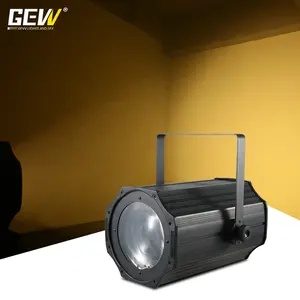 GEVV 200W sıcak/soğuk beyaz otomatik Zoom LED COB Par ışık stüdyo tiyatro