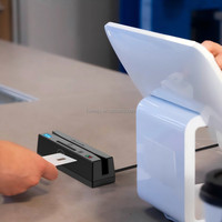 Lector/Grabador de Tarjetas Magnéticas 4 en 1 - Compatible con USB, Lectura y Escritura de Tarjetas NFC, Tarjetas con Chip, Tarjetas PSAM
