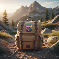 Écussons brodés multi-usages avec logo personnalisé, vente en gros, badges tissés thermocollants pour sacs, vêtements