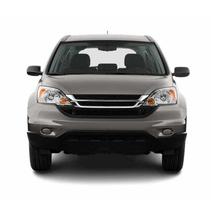 Front Bumper Upper & Lower Covers + Brackets Set For 2010-2011 Honda CR-V - 4-Piece Aftermarket Kit