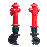 Vente en gros de bouches d'incendie en fonte ductile antigel Accessoire d'équipement de lutte contre l'incendie DN100/DN150 16bar pour les régions froides