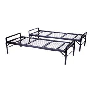 Nieuwe Hot Sale VT-14.105 2020 Nieuwste Slaapkamer Meubels Metalen Bed Ontwerpen Goedkope Enkel Metalen Bed Frame