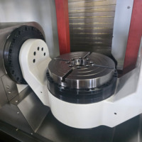 Centro de Mecanizado Vertical CNC Compacto de 5 Ejes U380, 24 Herramientas ATC BT40, Máquina Multifuncional de Alta Precisión con Control GSK FANUC