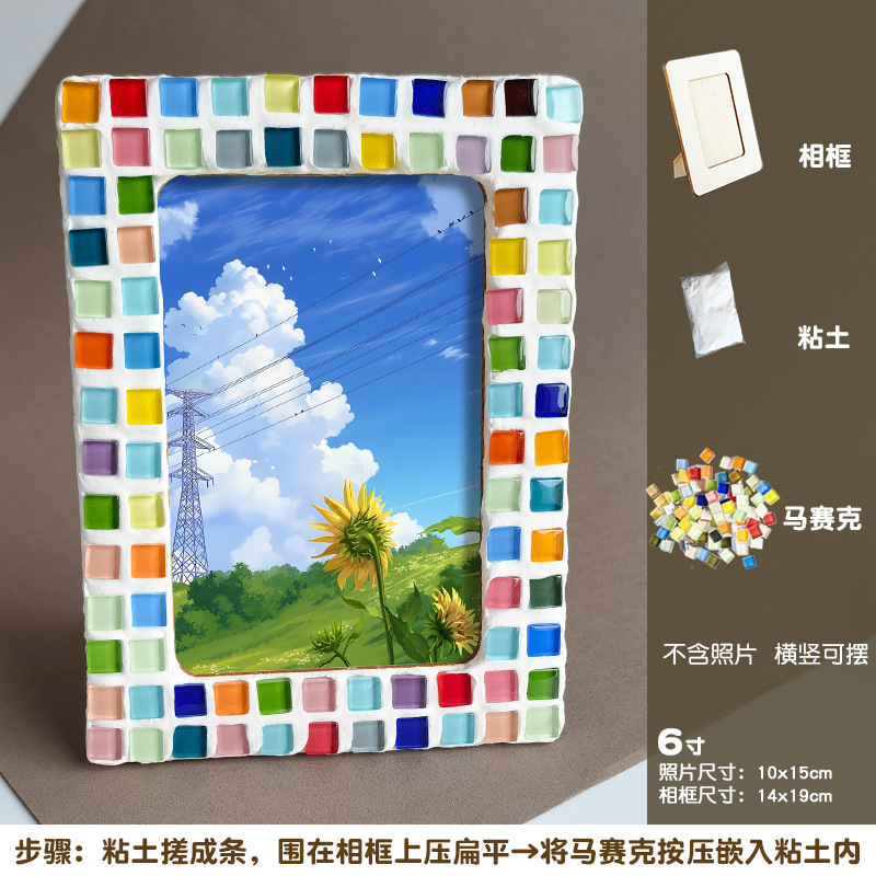 Cristal coloré transparent - Argile de 15 cm