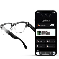 Lunettes Intelligentes OEM 8MP avec Caméra IA, Enregistrement Vidéo EIS 16 Go, Appels et Traduction pour Réunions et Travail sur le Terrain