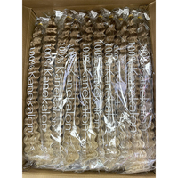 Nouvel Arrivage Cheveux à Tresser Deep Twist 24 pouces 100% Fibre Kanekalon Longs Cheveux au Crochet Ondulés Ocean Wave Ombre Colorés Boucles Wand Curl Vente en Gros