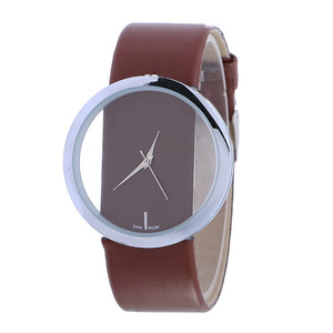 นาฬิกาควอทซ์ดีไซน์โปร่งใสทันสมัยมินิมอลมีสไตล์และหรูหรา - Product Image 6