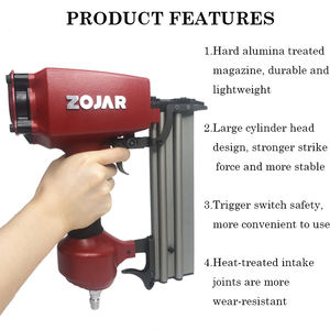 Pistolet à clous pneumatique en aluminium WISDOM OEM T50DC, outils électriques pour la décoration de meubles, <span class=keywords><strong>agrafeuse</strong></span> pneumatique, pistolet à agrafes pour rembourrage - Product Image 4