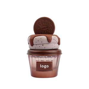 Offre Spéciale – Flacon <span class=keywords><strong>de</strong></span> <span class=keywords><strong>Parfum</strong></span> Vide en Verre Personnalisé 50ml, Forme Créative Bonbon Crème Vanille Glacée, avec Pompe Vaporisatrice et Boîte - Product Image 4