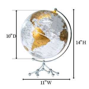Vendita diretta in fabbrica rotante 10 pollici geografia mondo globo per la scuola di classe terra globi - Product Image 2