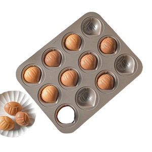 Suncity 12 Piece Chestnut Cake Mold Non Stick Baking Tray Hemisphere Shape For Cake Making - Product Image 5