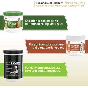 OEM ODMAll-Natural Pet Hip Joint Supplement zur Linderung von Arthritis Soft Chews Glucosamin Chon droitin MSM Omega <span class=keywords><strong>3</strong></span> 6 für Hunde Katzen - Product Image 5