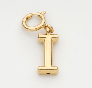 B4799 haute qualité 18k plaqué or véritable breloque lettre initiale pendentif breloque pour collier bracelet faisant bricolage - Product Image 3