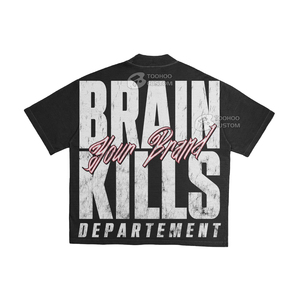 Số lượng lớn bán buôn 210 GSM cotton t Áo sơ mi lỏng phù hợp với Unisex với Drop Shoulder cho DTG in ấn thiết kế áo phông - Product Image 3