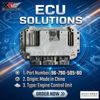 Module de commande du moteur ECU d'occasion 9679050580 0261S08590 ME7.4.4 pour Peugeot Citroën, ordinateur de moteur essence