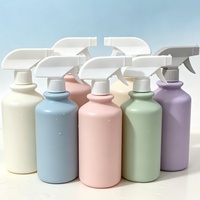 Bouteille pulvérisateur cylindrique en PET à large ouverture pour nettoyant ménager