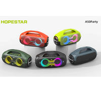 Altavoz Bluetooth Hopestar A50 PARTY de 60W, Altavoz de Fiesta con Doble Diafragma, Luz LED, TWS, TF, USB, AUX, FM, Altavoz de Audio Estéreo Portátil para Exteriores