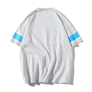 Moda a rayas casual moda streetwear de <span class=keywords><strong>la</strong></span> manga corta de encargo t camisa - Product Image 2