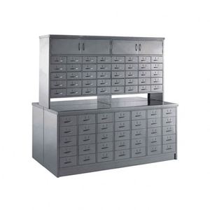 <span class=keywords><strong>Armoire</strong></span> à pharmacie SY-R096 d'<span class=keywords><strong>armoire</strong></span> médicale d'herbe chinoise de double visage d'acier inoxydable pour l'hôpital - Product Image 2