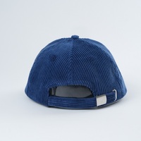 Gorra Snapback de 6 paneles sin estructura, gorra con logotipo bordado personalizado, gorra de material de pana
