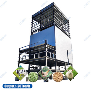 Équipement de traitement des animaux de grande capacité 100t/jour, ligne de production industrielle d'aliments pour l'élevage de volailles pour les fermes porcines - Product Image 3