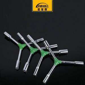 Llave de Tubo Tipo Y de Acero 45, Grado Industrial, Cromada y Pulida, Herramienta Hexagonal Multifuncional 00572 - Product Image 5