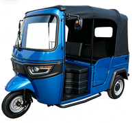 Mototaxi Eléctrico Semiabierto para Pasajeros, Vehículo de Tres Ruedas Multipasajeros para Transporte Urbano, Turístico y Comercial