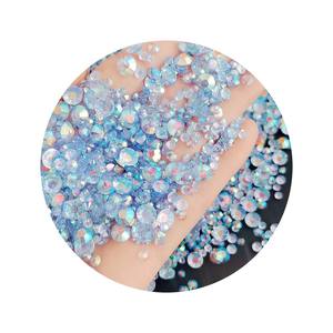 Transparent clair 3/4/6mm Flatback <span class=keywords><strong>strass</strong></span> acrylique gemme <span class=keywords><strong>paillettes</strong></span> cristaux pour Nail Art <span class=keywords><strong>et</strong></span> vêtement déco pour la fabrication de bijoux - Product Image 3