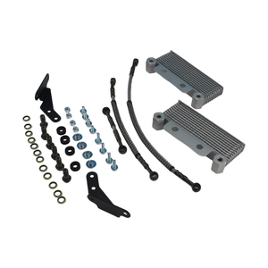 Système de refroidissement d'huile pour moto Pit Dirt Bike, refroidisseur d'huile CNC avec câbles - Product Image 2